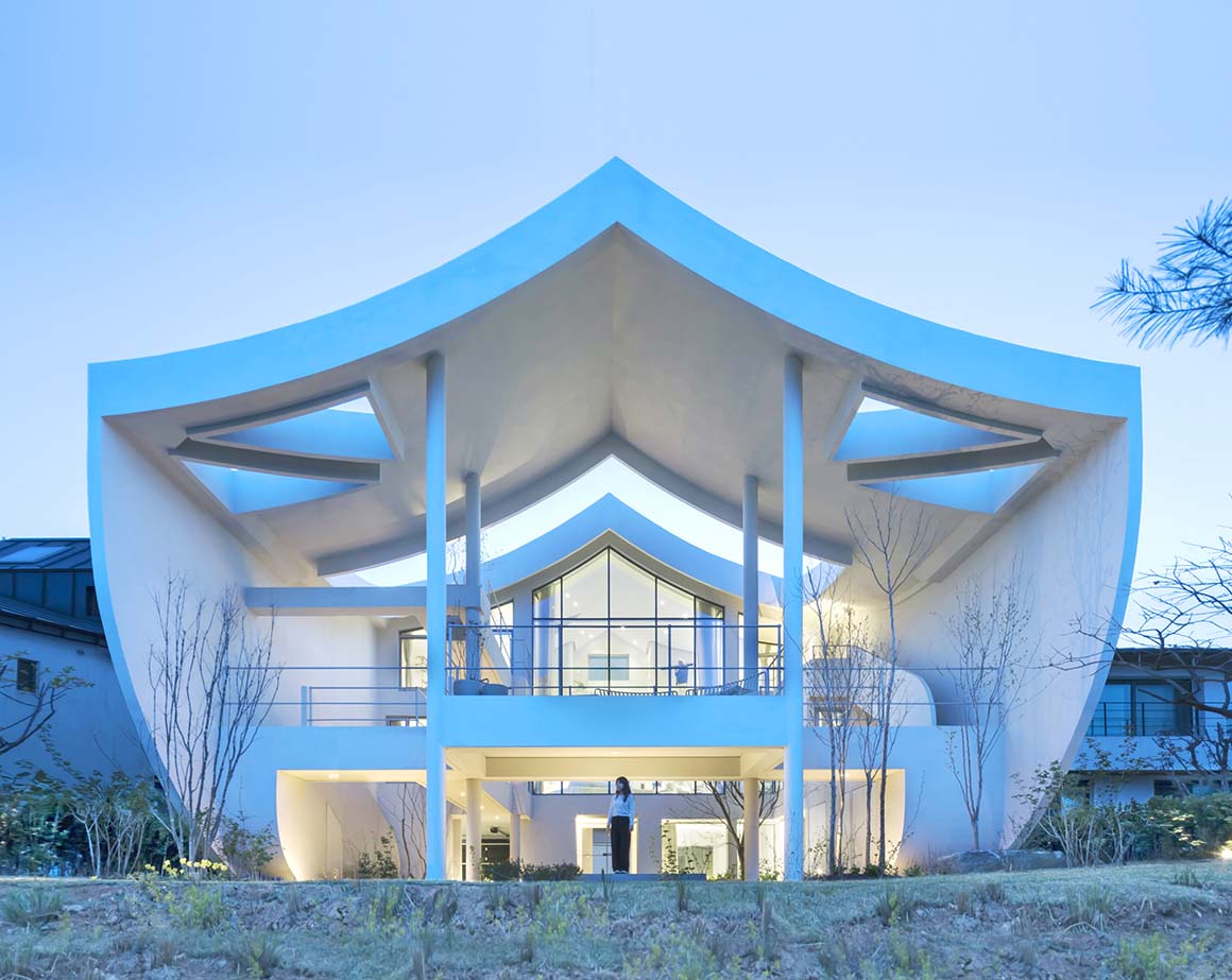 הבית עם הפרשנות המודרנית למסורת הקוריאנית