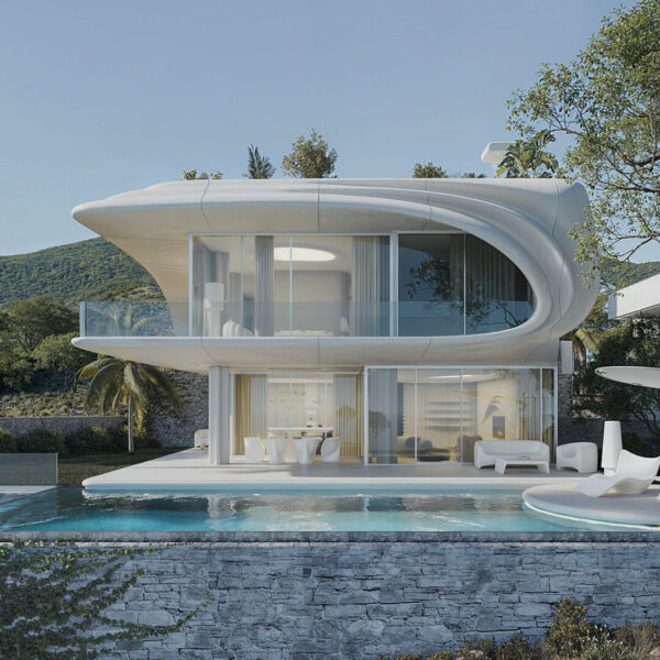 הוילה המפוסלת במרבלה מחקה את גלי הים