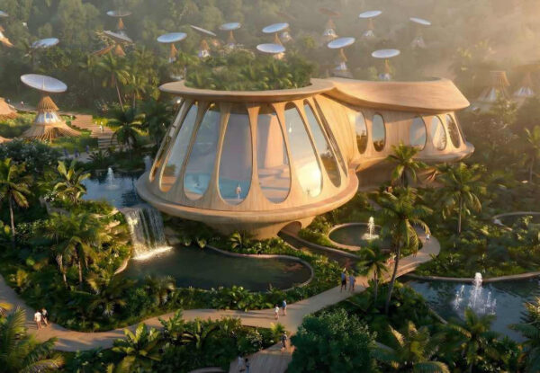 כתר סולארי לפיג’י: אדריכלות שמייצרת אנרגיה ומים