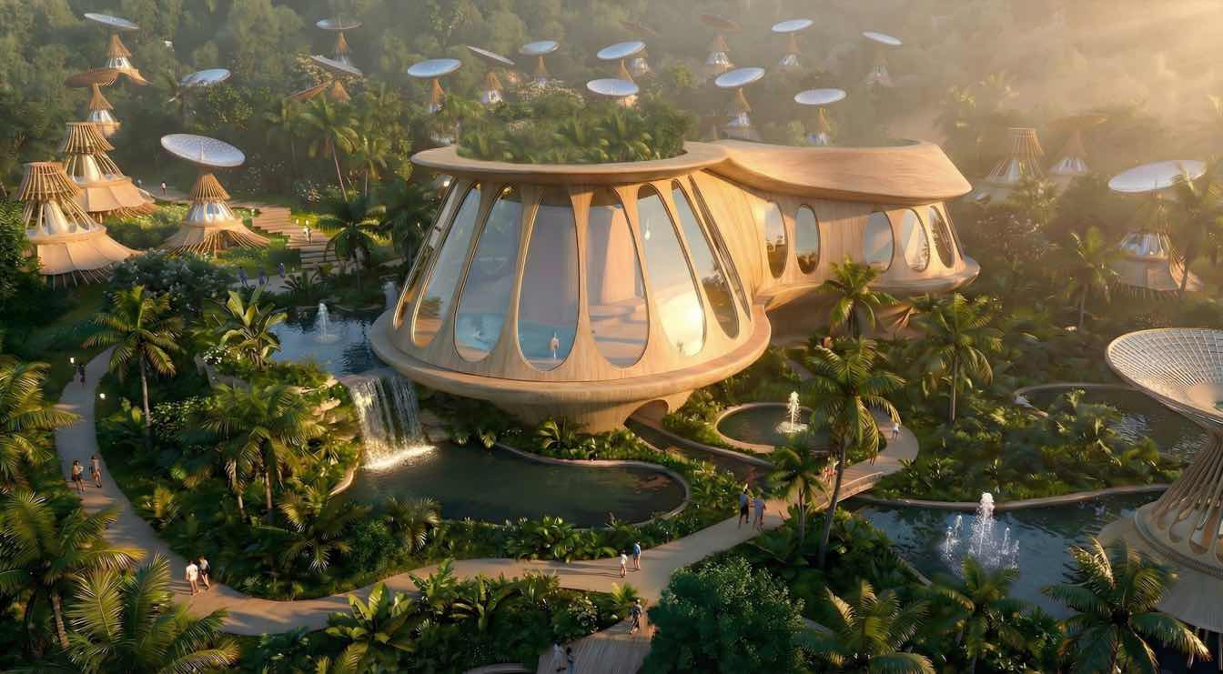 כתר סולארי לפיג’י: אדריכלות שמייצרת אנרגיה ומים