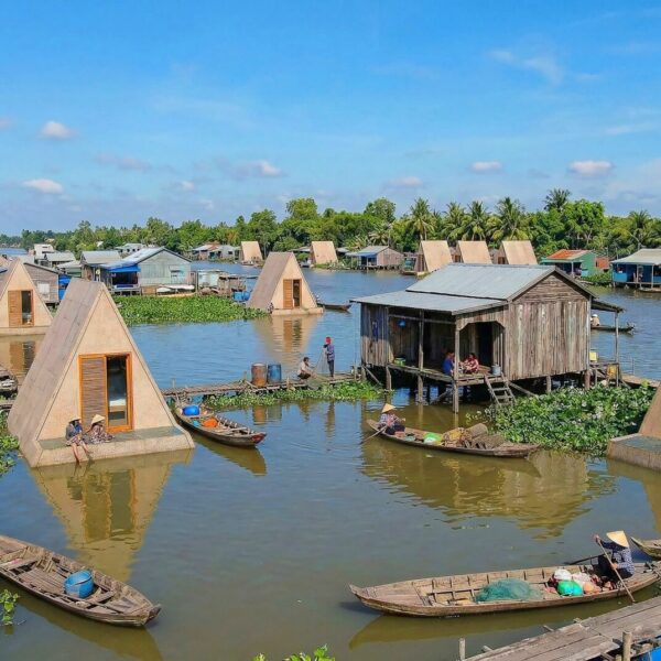 תגובה למשבר האקלים: אדריכלות צפה בוייטנאם