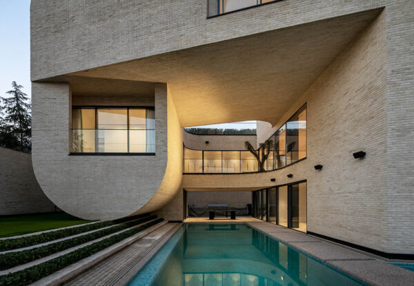 וילה מפוסלת כמרחב תלת־ממדי, בלבאסן, איראן