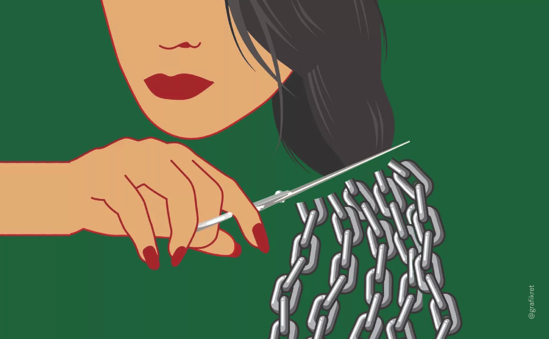 הסמליות של שיער גזור במחאת הנשים באיראן