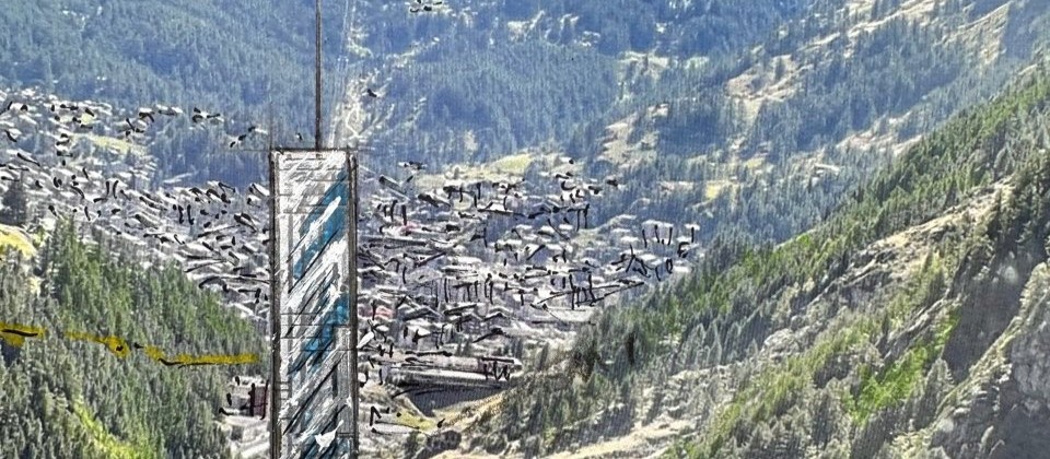 גורד שחקים בלב האלפים השווייצריים?