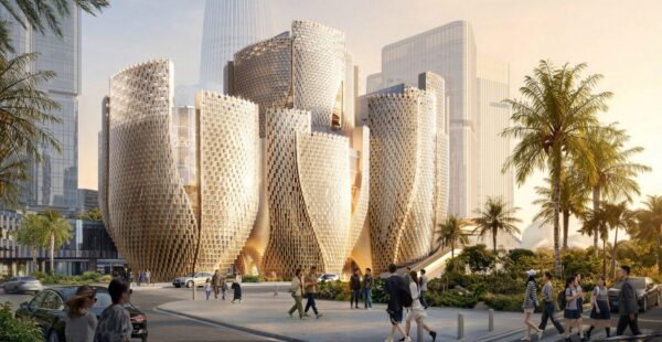 בבניית מוזיאון Róng לאמנות, צמיחה טכנולוגית מתורגמת לאדריכלות חדשנית