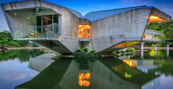 בית היוקרה שמרחף מעל יער הגשם באוסטרליה