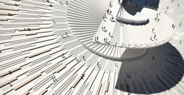 מחול אדריכלי על גדות הנהר: בית האופרה הגדול של שנגחאי מתקרב לסיום