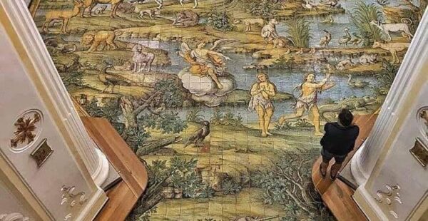 כשהרצפה הופכת ליצירת אמנות: Chiesa di San Michele Arcangelo