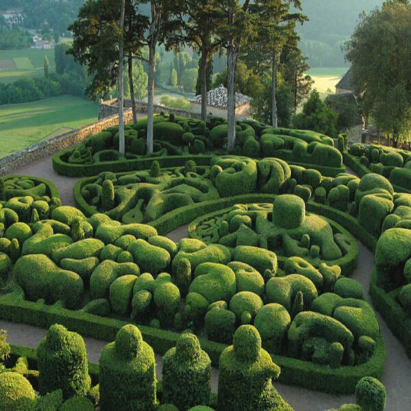 הגנים הצרפתיים שנראים כמו חלום ירוק מרחף: Les Jardins de Marqueyssac
