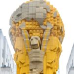 גביע העולם הגדול בעולם מלבני LEGO הוצב בניו יורק